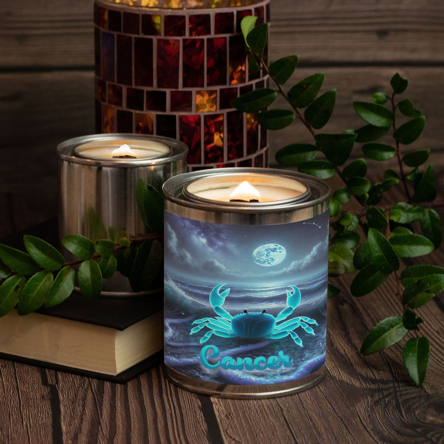 Zodiac - Cancer - Candle Paint Can (Hand Poured 16 oz.)