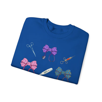 Medical Worker Nurse Gift Unisex Sweatshirt, Cancer Autism Autoimmune Awareness Crewneck Pullover, Nurses Week