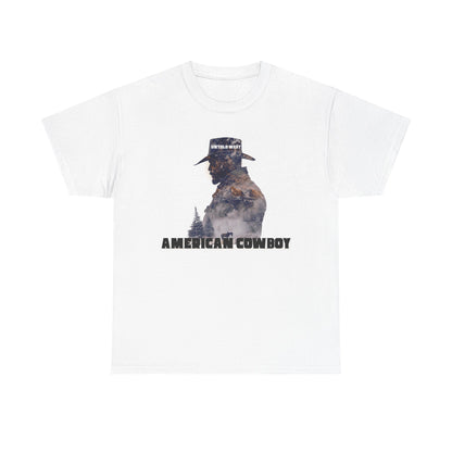 Cotton Tee American Cowboy Western Design Shirt