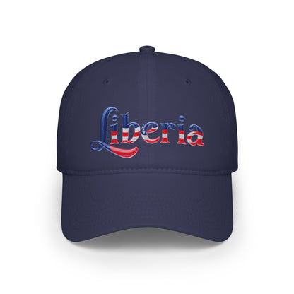 Liberia Low Profile Baseball Cap | Casual Wear, Summer Accessory, Sports Hat, Gift for Him, Travel Cap