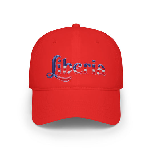 Liberia Low Profile Baseball Cap | Casual Wear, Summer Accessory, Sports Hat, Gift for Him, Travel Cap