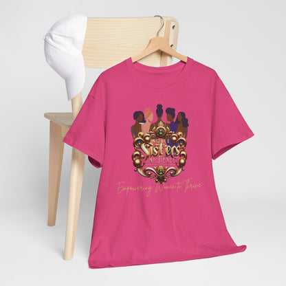 Sisterhood Unisex Heavy Cotton Tee, Feminist T-Shirt, Empowering Apparel, Gifts for Friends, Celebrating Women