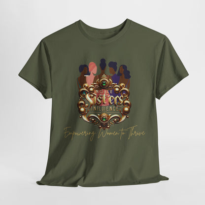 Sisterhood Unisex Heavy Cotton Tee, Feminist T-Shirt, Empowering Apparel, Gifts for Friends, Celebrating Women