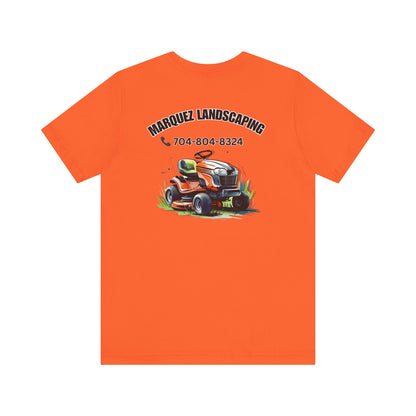 Personalized Landscaping Tee | Gardening Gift | Lawn Care Apparel | Unisex Short Sleeve Shirt | Marquez Landscaping