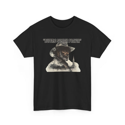 Buffalo Soldier Prayer Unisex Tee, Vintage Graphic Heritage Apparel for Veterans, Gift Shirt