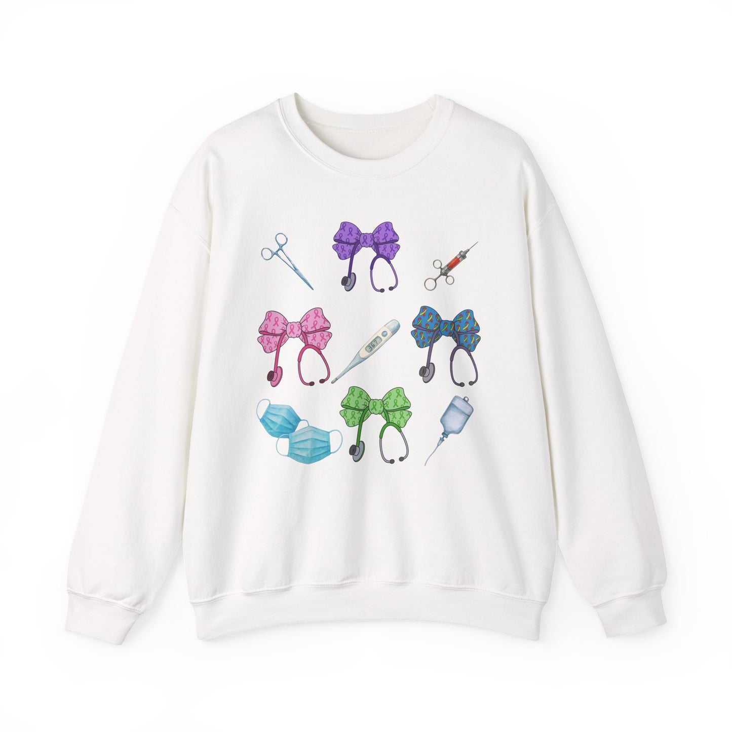 Nurse Crewneck Sweatshirt — Classic Healthcare Appreciation Pullover