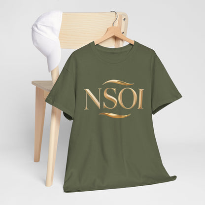 Stylish NSOI Unisex Heavy Cotton Tee for Casual Wear, Comfortable Everyday T-Shirt, Trendy Gift for Friends, Graphic Tee, Fashion Statement