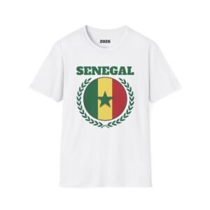 senegal flag t shirt — proud senegal national pride tee