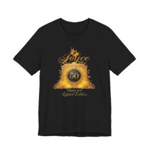 50th Birthday Tee - 'Spice 50' Gold Crown Limited Edition Shirt